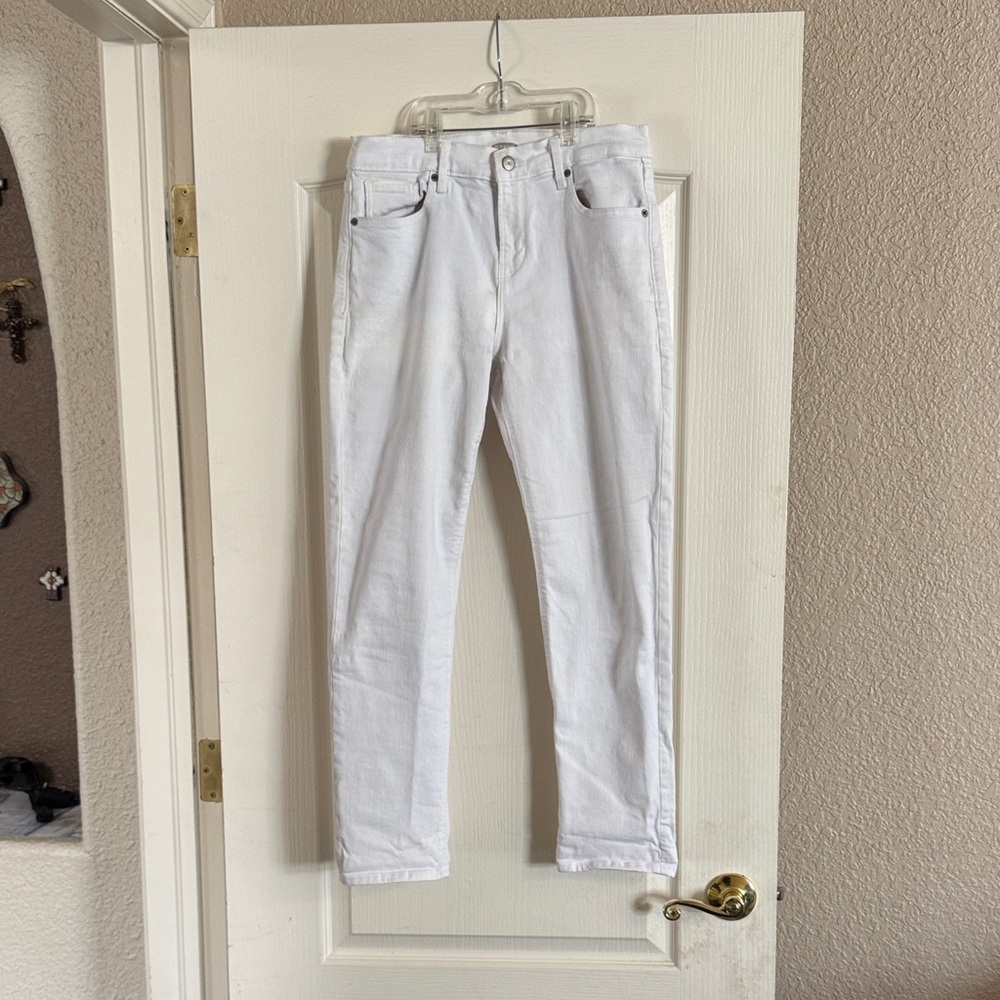 Old Navy White Boyfriend Jeans